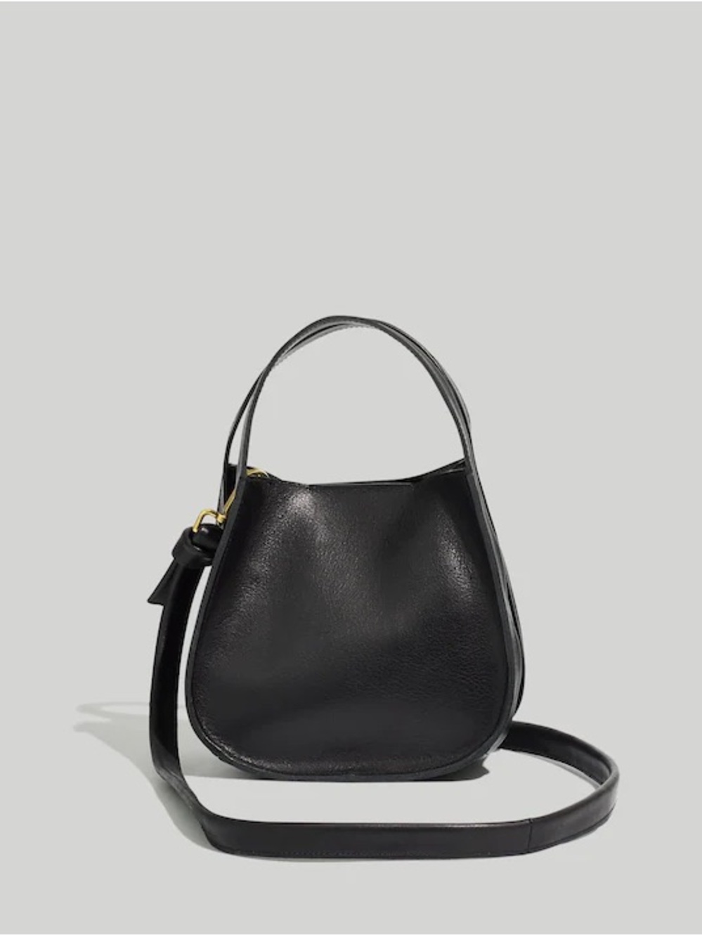 NWT Madewell Sydney Leather Crossbody Bag in True Black